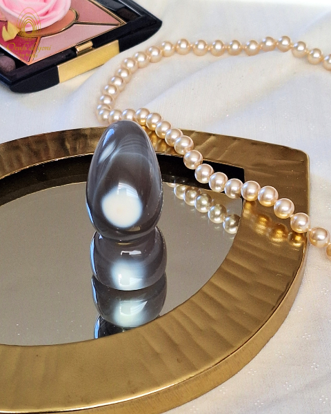 Coffret Prestige - L'oeuf et l'amplificateur de l'adaptabilité - Agate Orque moyen non troué