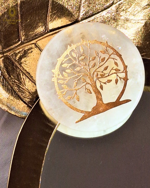 Indispensable - le Grand rond de rechargement énergétique Arbre de vie - Quartz cristal