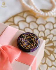 🎁 Inspiré - le rond de rechargement énergétique de la réalisation - Améthyste Foncée et Carré (100% off)