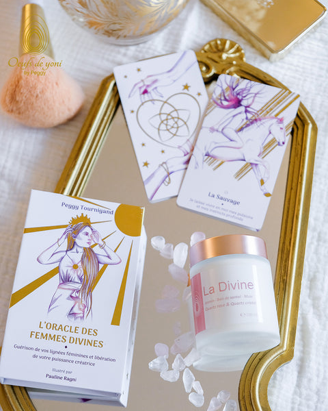 Coffret Oracle - L'Oracle des Femmes Divines + La bougie Divine 100ml