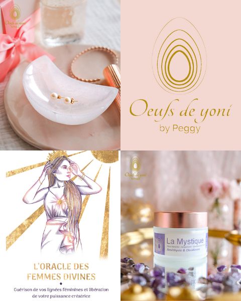 Coffret Oracle - L'Oracle des Femmes Divines, La bougie Mystique, La lune en Sélénite