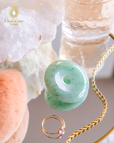 donut-petit-socle-amplificateur-aventurine-verte-by-peggy