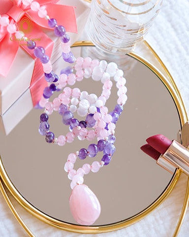 Mala-delicatesse-quartz-rose-amethyste-selenite-pendentif-oeuf-yoni-1