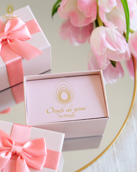 *Coffret Trio et bougie - Les oeufs de l'Amour et de la Sexualité et sa bougie Sensuelle - 3 oeufs moyens non troués + bougie 50ml